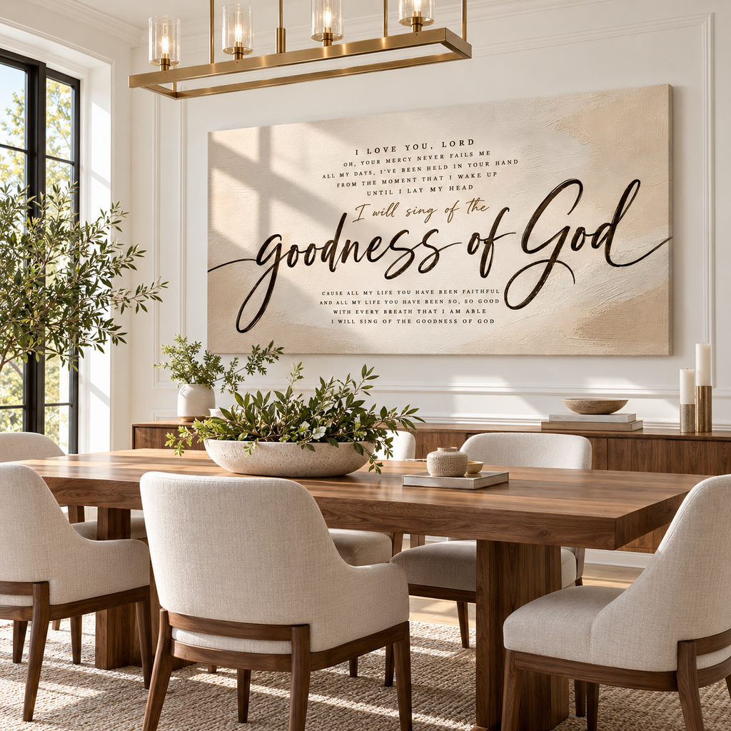 Goodness of God Christian Canvas Wall Art