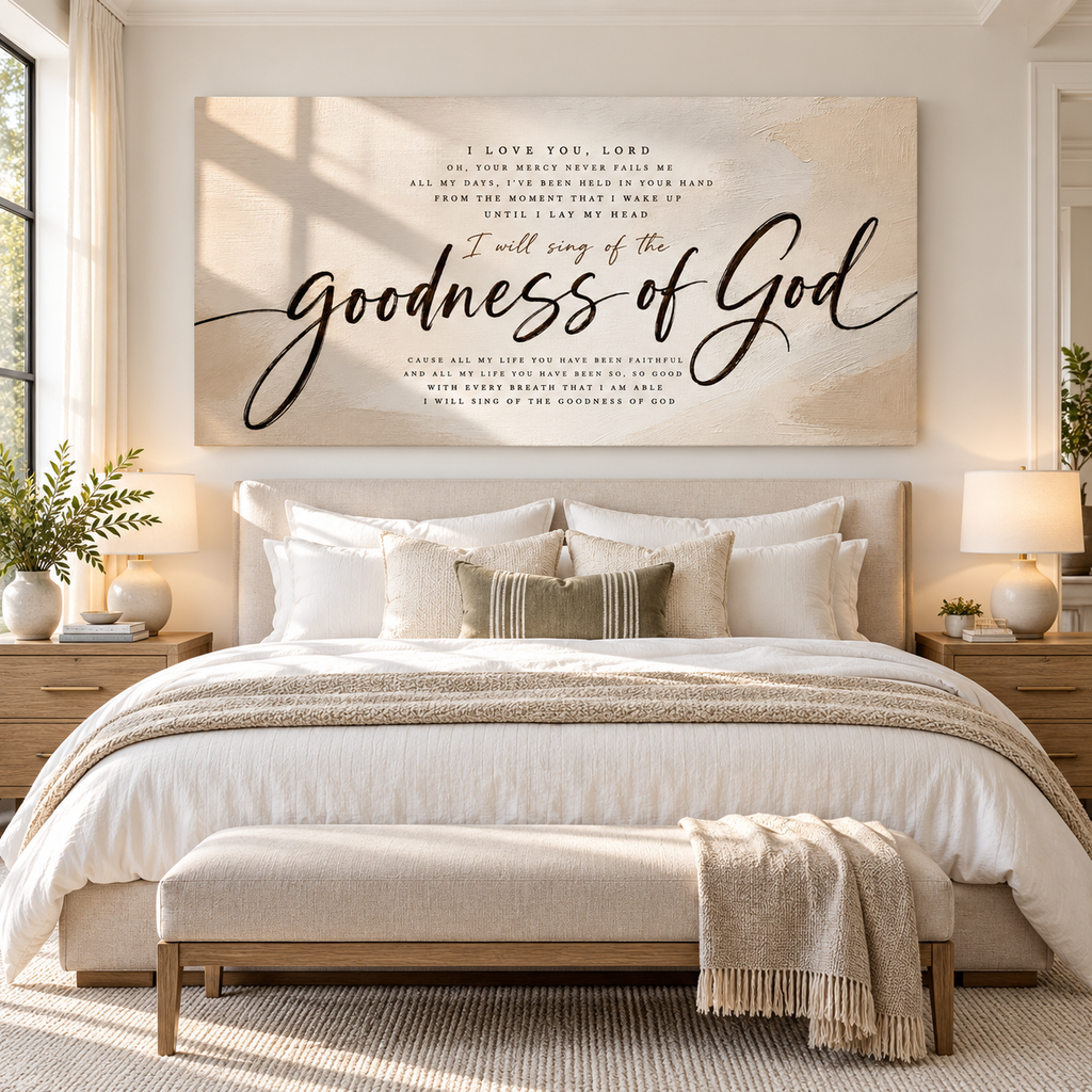 Goodness of God Christian Canvas Wall Art