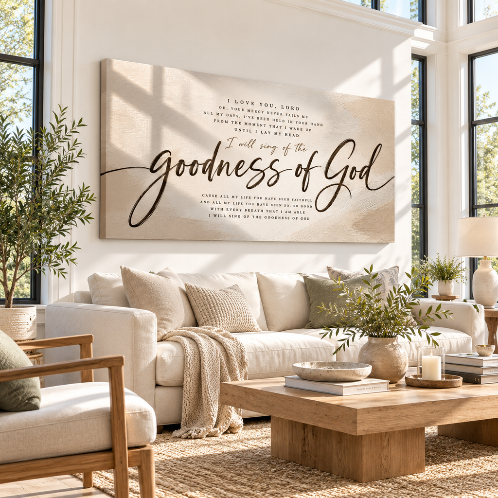 Goodness of God Christian Canvas Wall Art