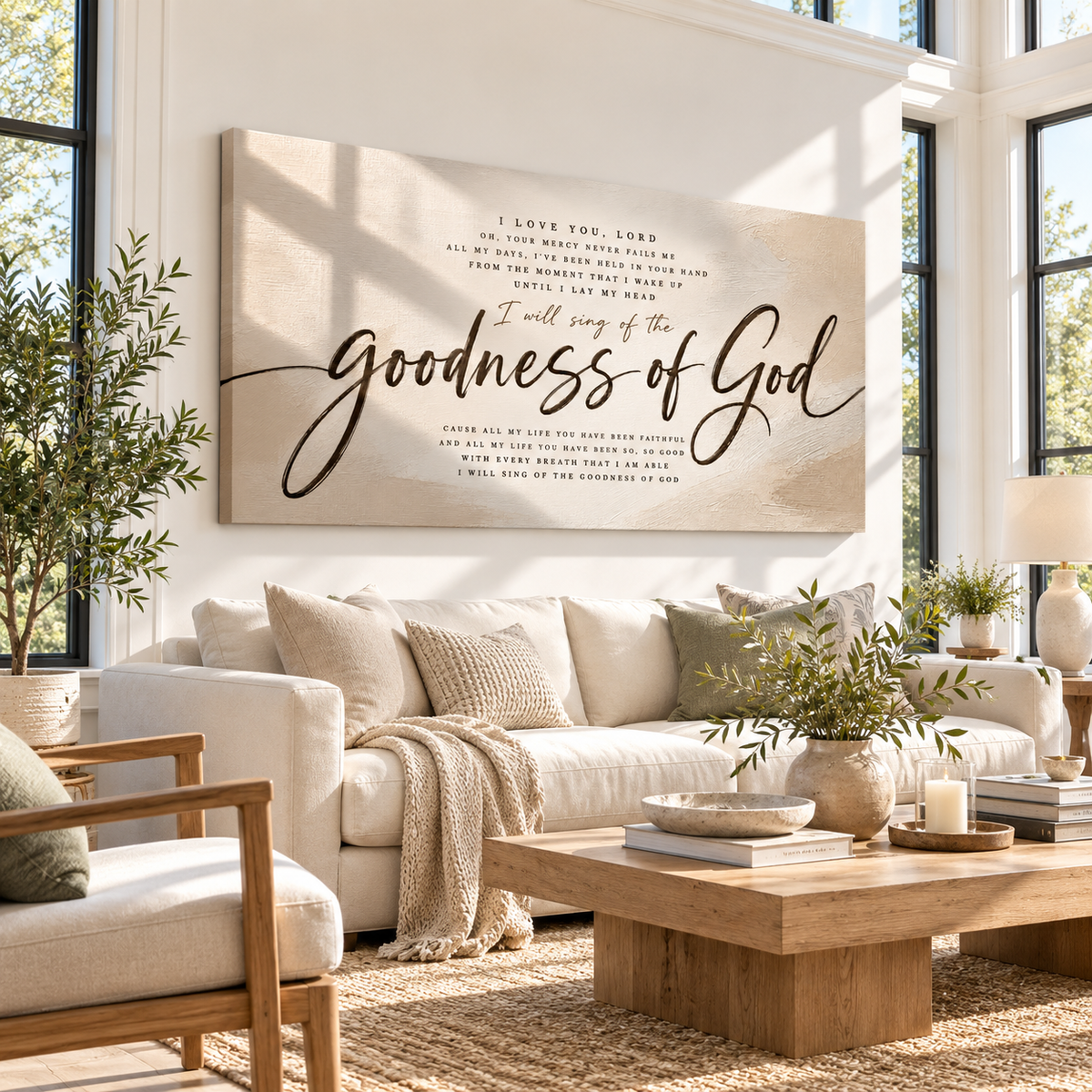 Goodness of God Christian Canvas Wall Art
